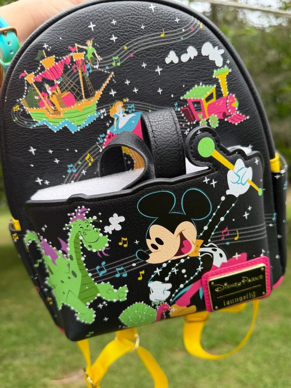 Disney Parks Loungefly Main Street Electrical Parade 50th Mini Backpack NWOT